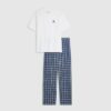 Check Loungewear Set in Navy