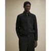 Embroidered Baroque Harrington Jacket in Black