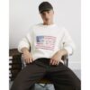 Knit Prolific Regatta Crew Jumper in Beige