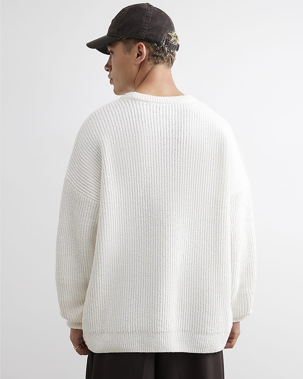 Knit Prolific Regatta Crew Jumper in Beige - Image 3 Knit Prolific Regatta Crew Jumper in Beige
