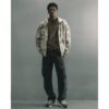 Loose Fit Cargo Jeans in Black
