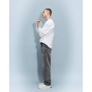 Loose Fit Jeans in Grey