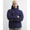 Muscle Fit Cotton Mcmxii Puffa Jacket in Navy