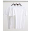 Muscle Fit Cotton T-shirt 3 Pack in White