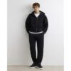 Premium Cotton Cuffed Joggers in Black