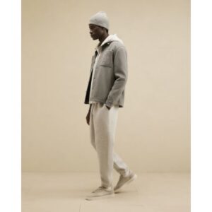Premium Cotton Cuffed Joggers in Grey