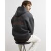 Premium Cotton Maison Hoodie in Grey
