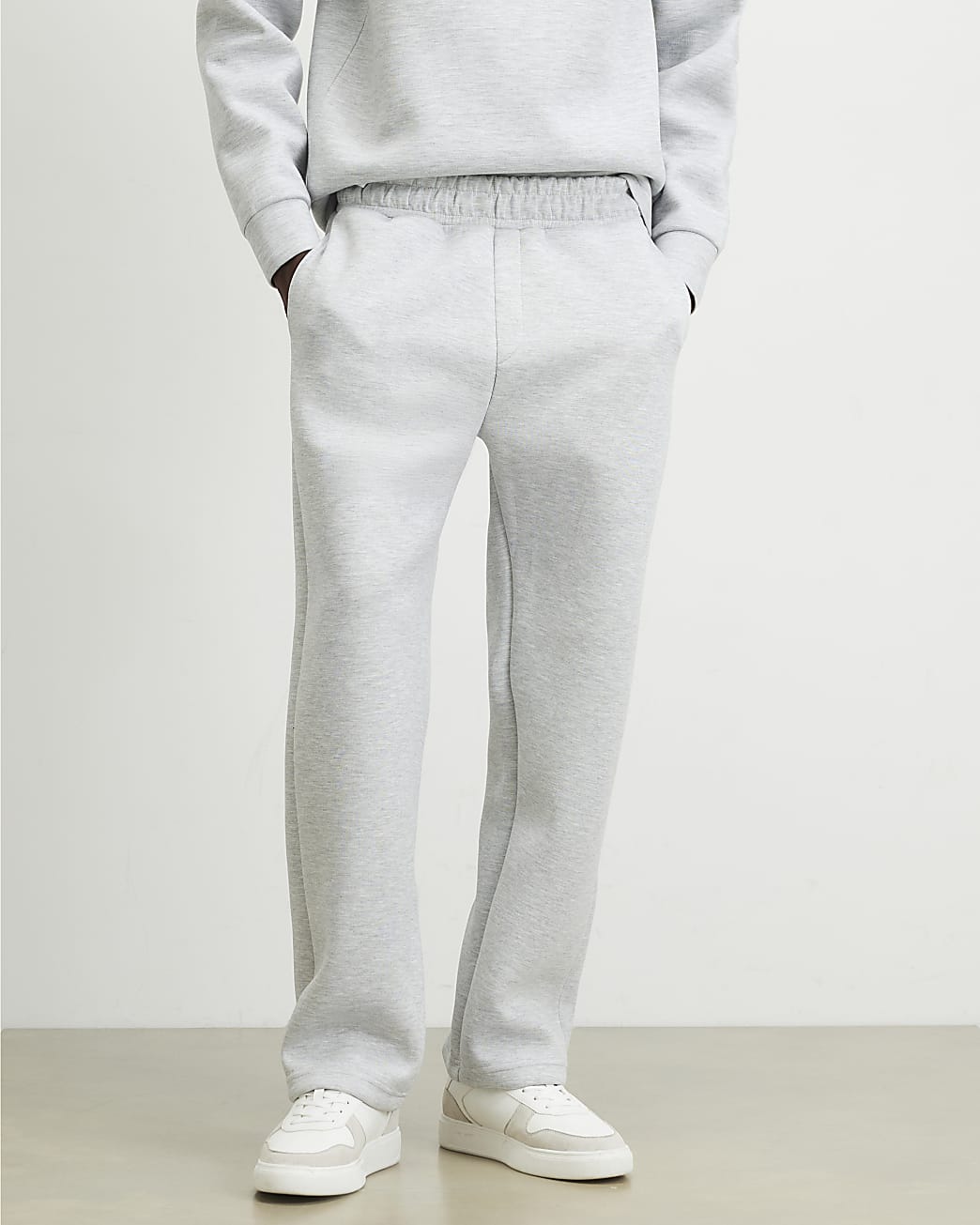 Premium Regular Fit Joggers in Grey - Image 4 Premium Regular Fit Joggers in Grey