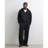 Premium Wide Leg Joggers in Black