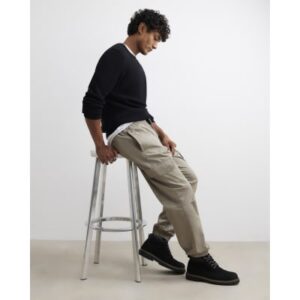 Regular Fit Cargo Trousers in Beige