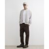 Regular Fit Cargo Trousers in Brown
