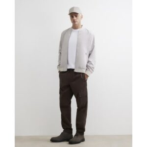 Regular Fit Cargo Trousers in Brown