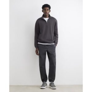 Regular Fit Cargo Trousers in Grey
