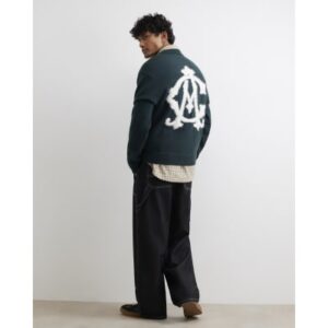 Regular Fit Sanctuaire Cosy Knit Jumper in Green