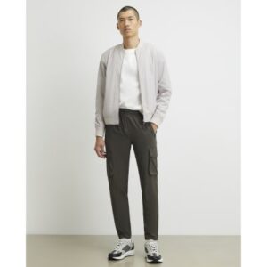 Skinny Fit Cargo Trousers in Green