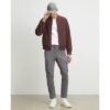 Skinny Fit Cargo Trousers in Grey