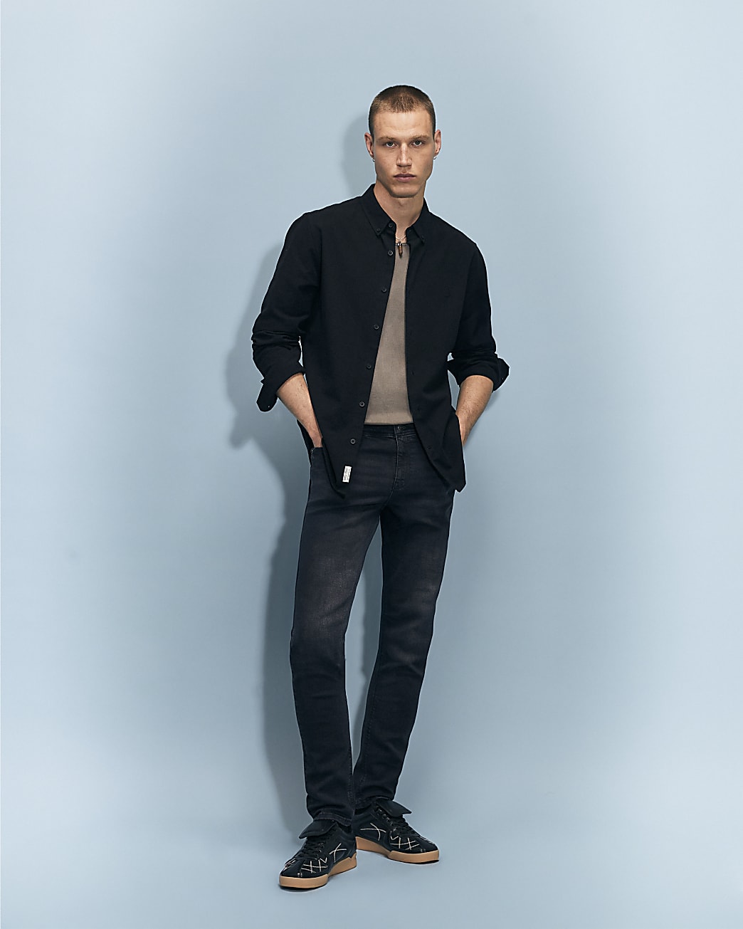 Skinny Fit Jeans in Black - Image 2 Skinny Fit Jeans in Black