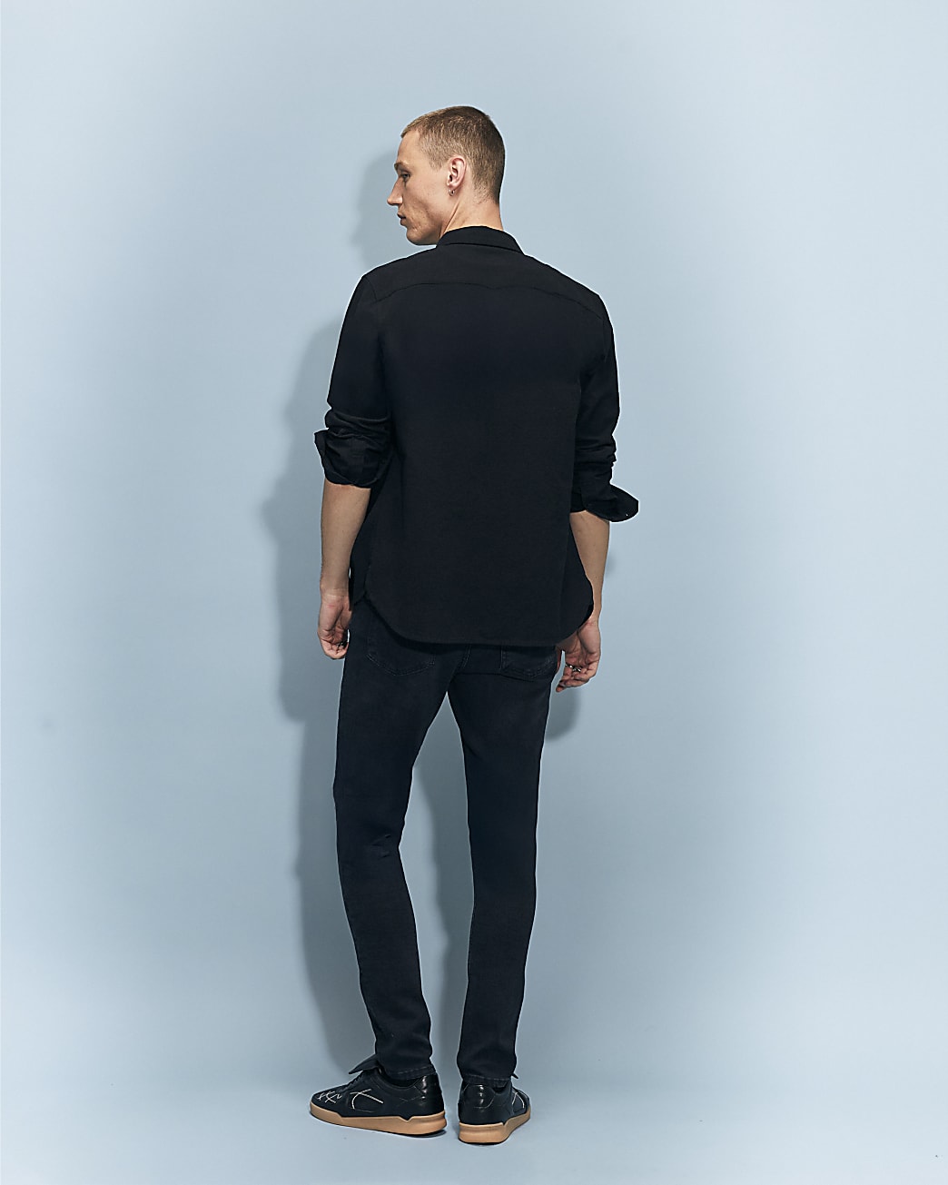 Skinny Fit Jeans in Black - Image 3 Skinny Fit Jeans in Black