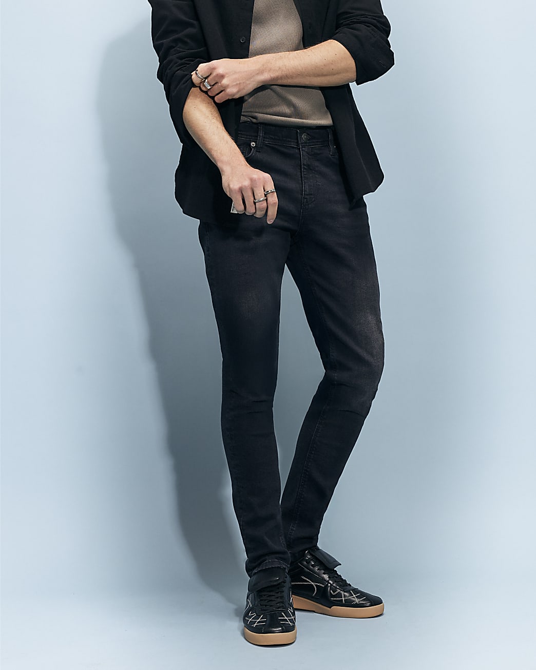 Skinny Fit Jeans in Black - Image 4 Skinny Fit Jeans in Black