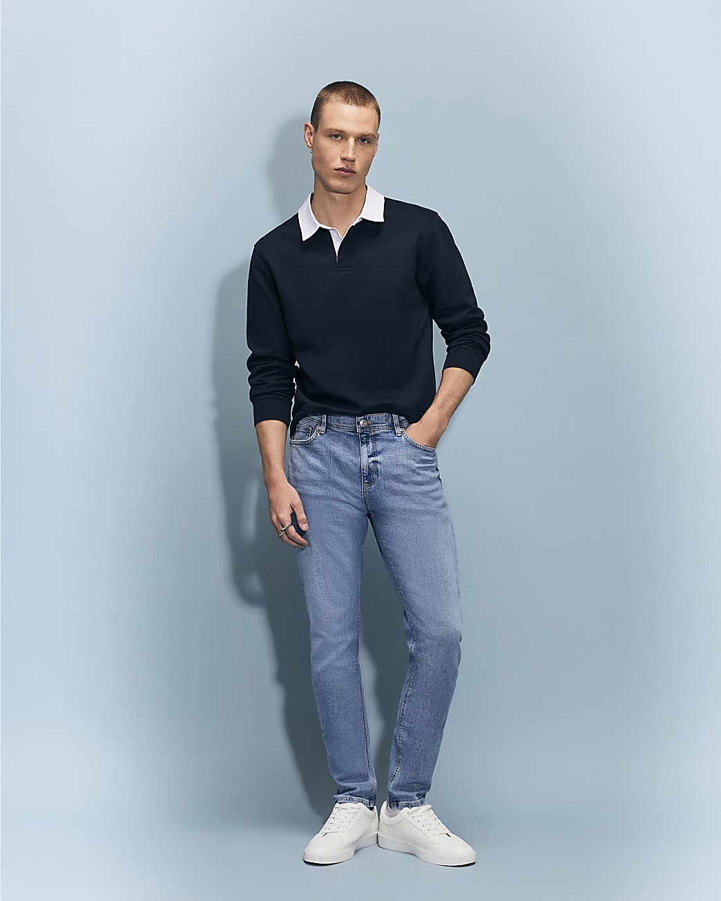Skinny Fit Jeans in Blue - Image 2 Skinny Fit Jeans in Blue