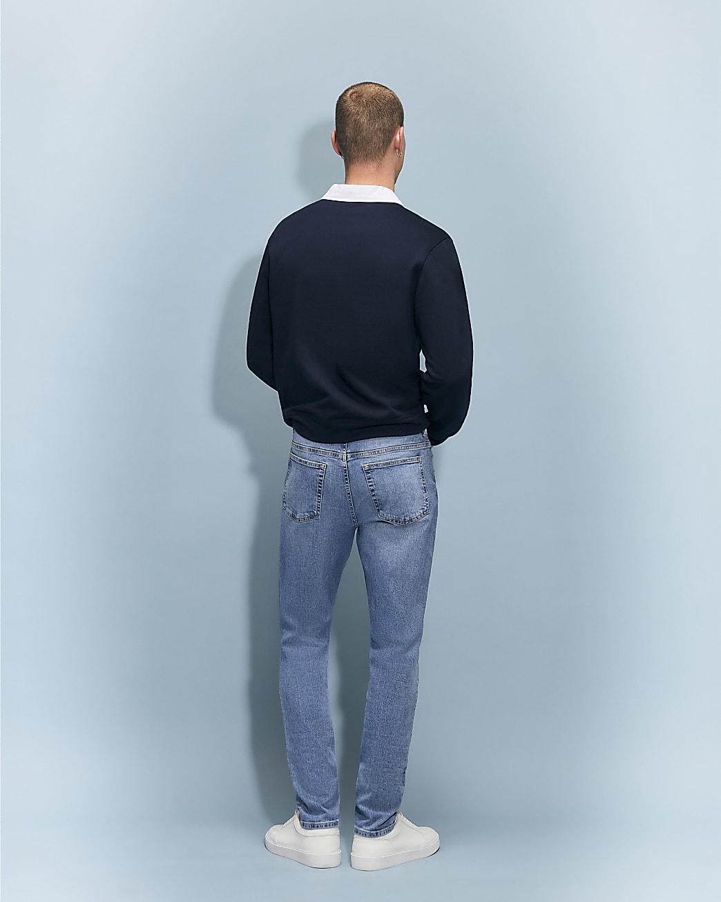 Skinny Fit Jeans in Blue - Image 3 Skinny Fit Jeans in Blue