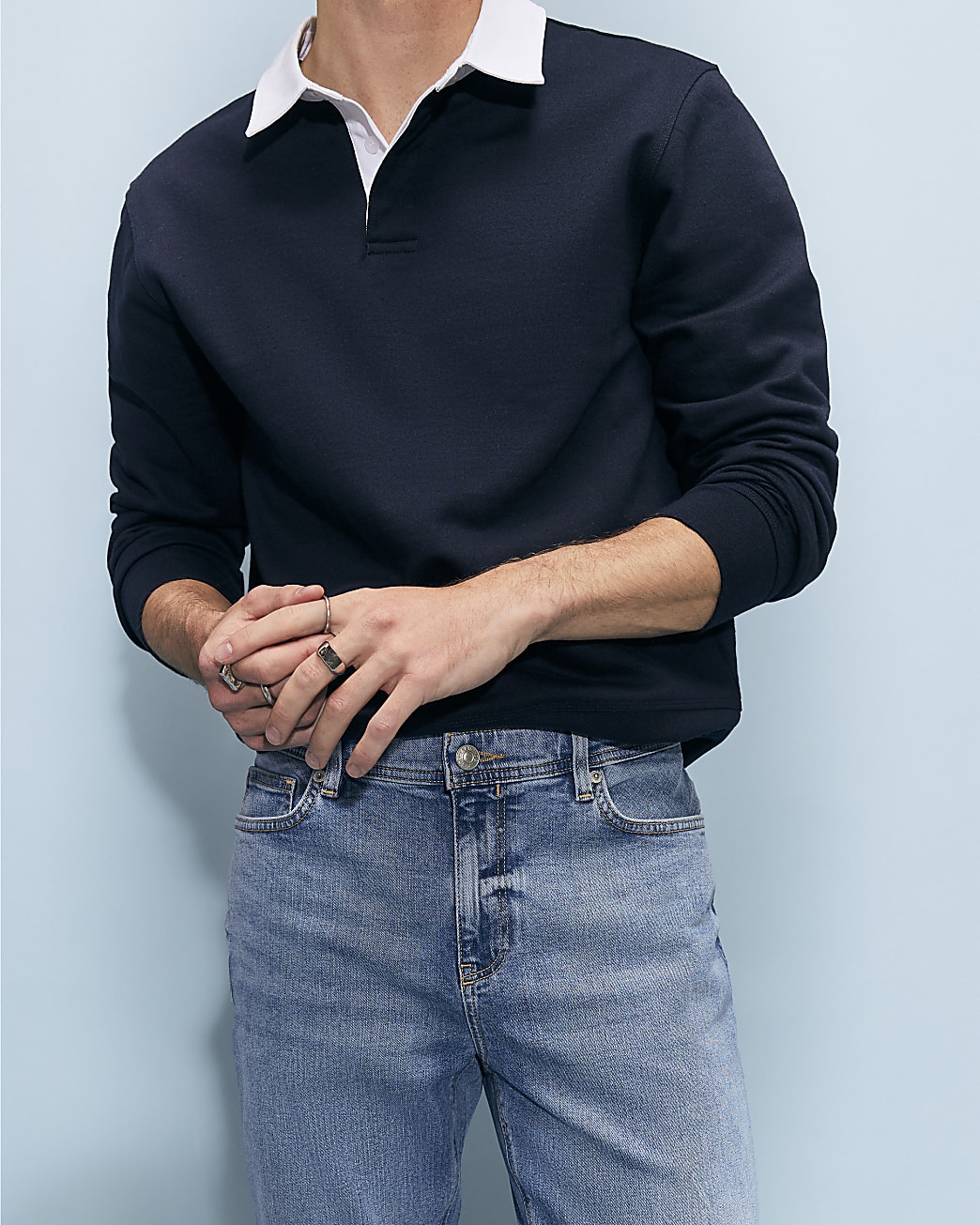 Skinny Fit Jeans in Blue - Image 4 Skinny Fit Jeans in Blue