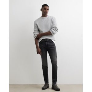 Skinny Fit Stretch Jeans in Black