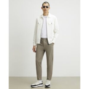 Skinny Fit Trousers in Beige