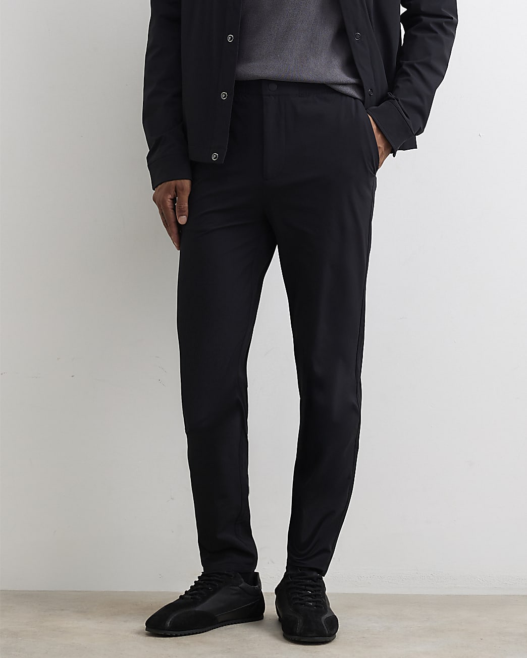 Skinny Fit Trousers in Black - Image 4 Skinny Fit Trousers in Black