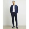 Skinny Fit Trousers in Navy