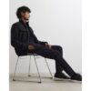 Skinny Tech Comfort Trousers in Black