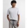 Slim Fit Cotton T-shirt in Grey