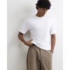 Slim Fit Cotton T-shirt in White