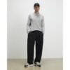 Slim Fit Knitted Polo Shirt in Grey