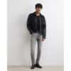 Slim Fit Spray on Jeans in Grey