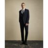 Slim Fit Tailored Suit Trousers in Navy