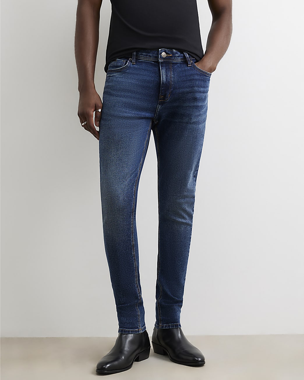 Spray on Jeans in Blue - Image 4 Spray on Jeans in Blue