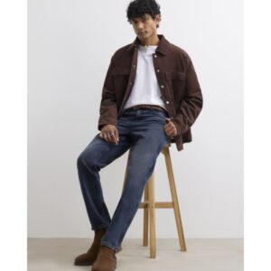 Tapered Fit Jeans in Blue