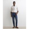 Tapered Fit Stretch Jeans in Blue