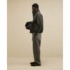 Wide Leg Knit Joggers in Grey