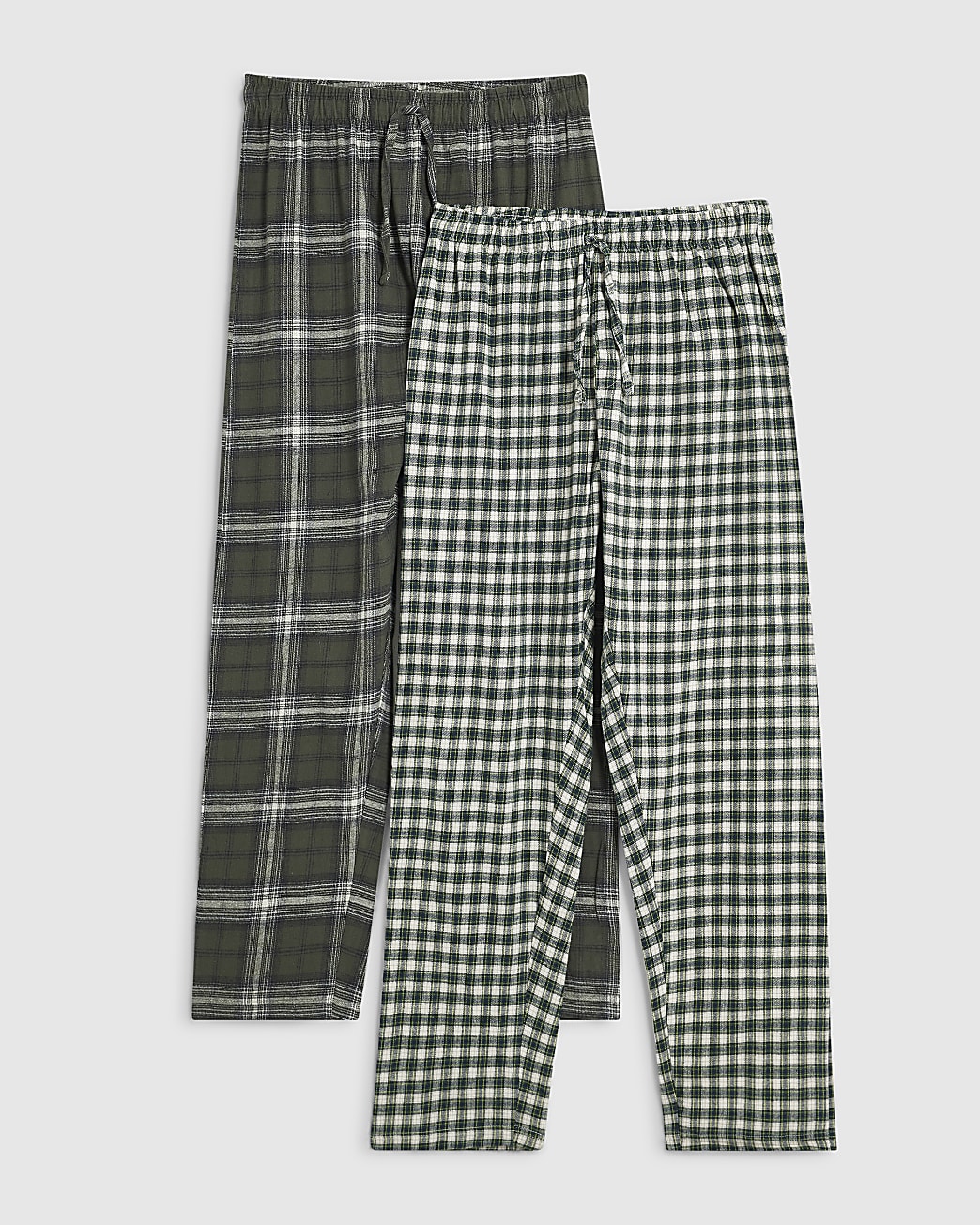 Woven Bottoms Pack of 2 Loungewear Set in Green - Image 2 Woven Bottoms Pack of 2 Loungewear Set in Green