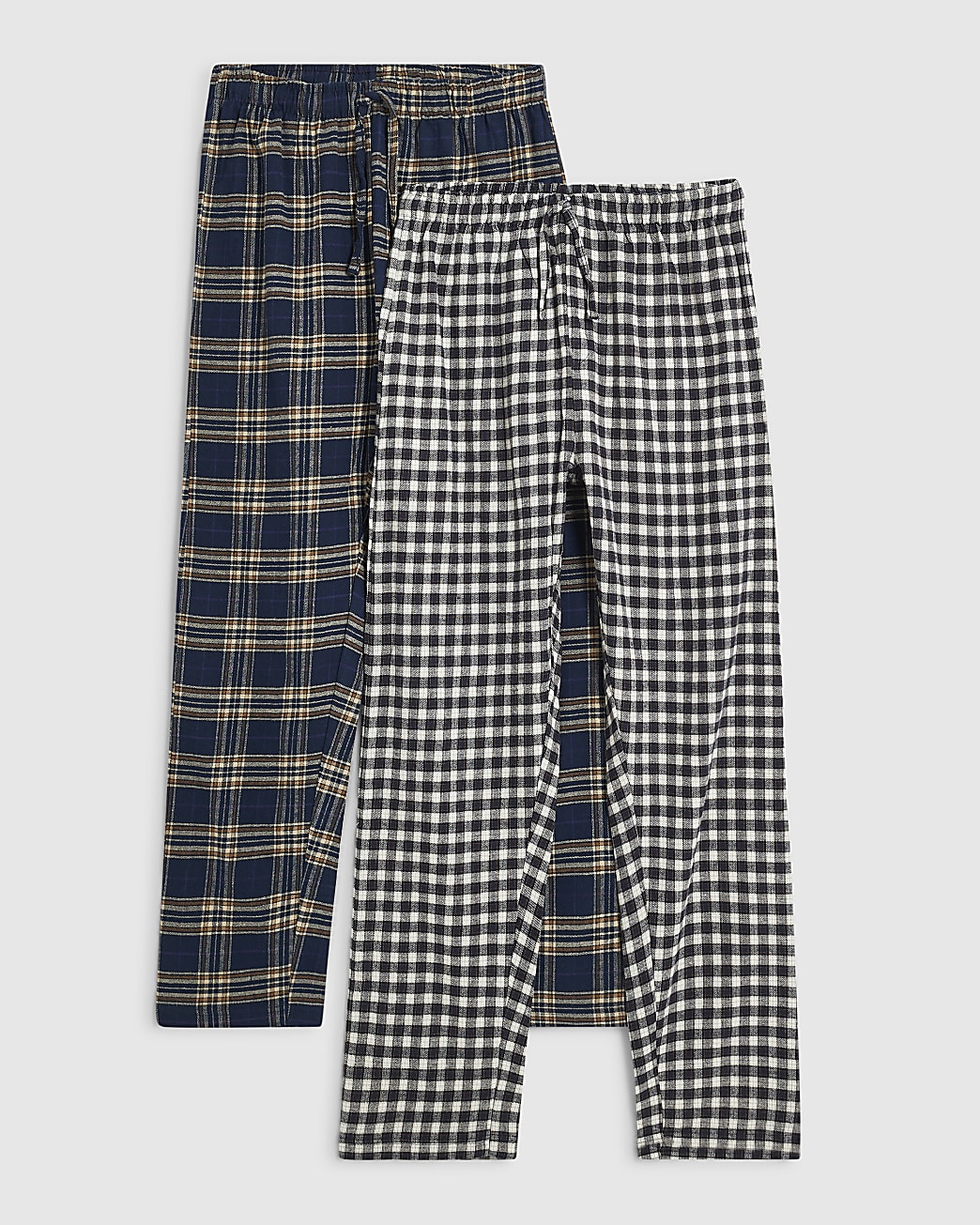 Woven Bottoms Pack of 2 Loungewear Set in Navy - Image 4 Woven Bottoms Pack of 2 Loungewear Set in Navy